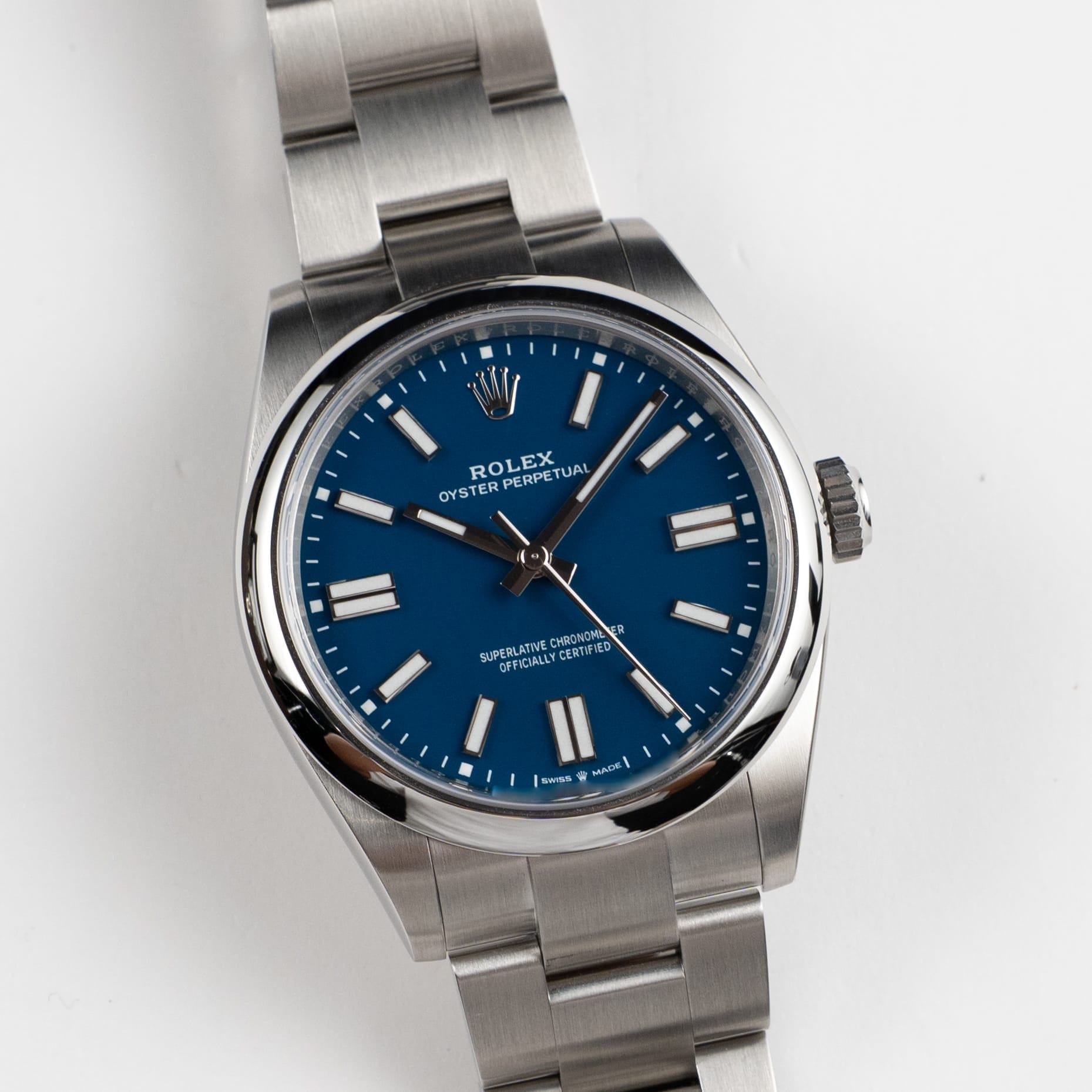 Rolex Oyster Perpetual 41 134300 Stainless Steel Dial Blue Dial (2025)