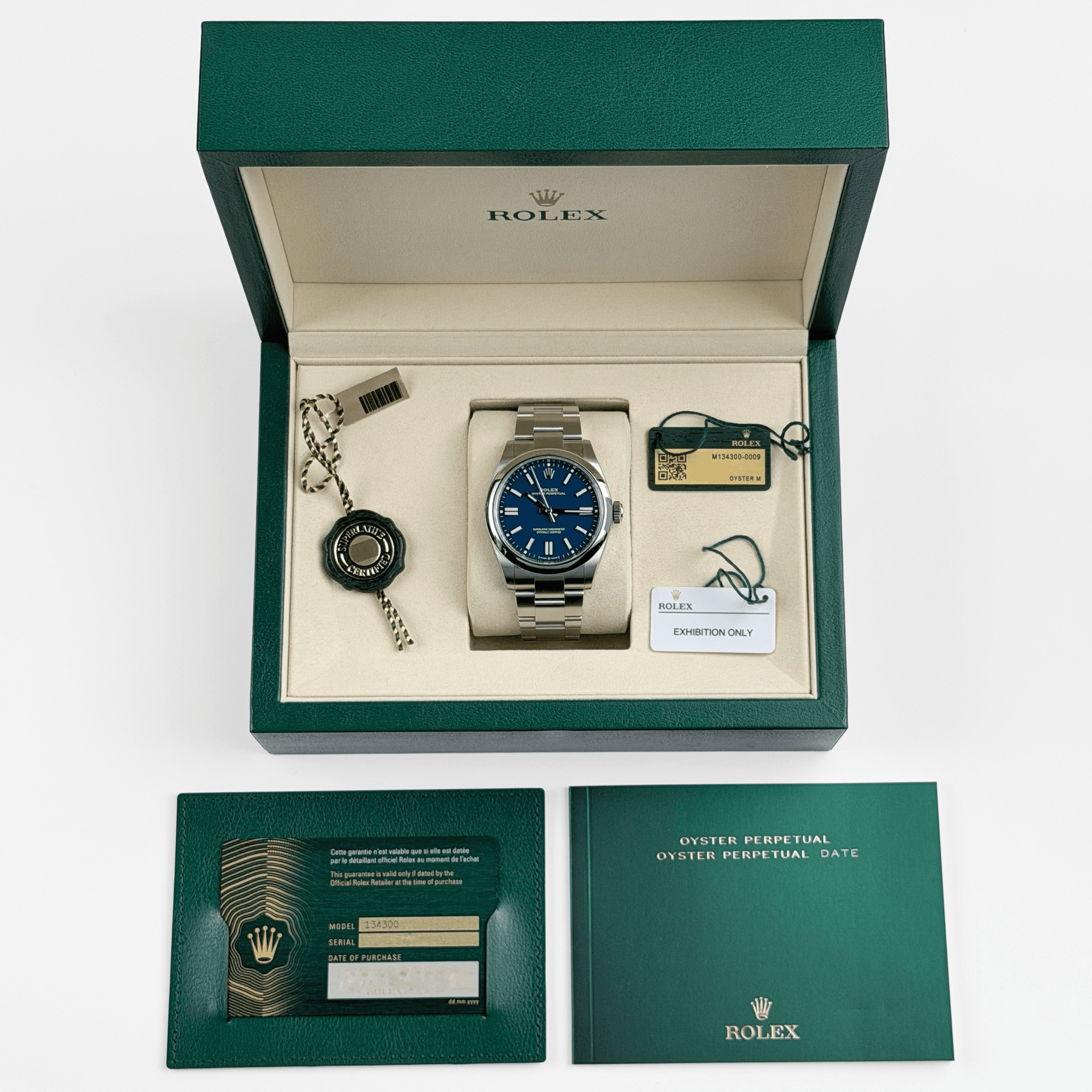 Rolex Oyster Perpetual 41 134300 Stainless Steel Dial Blue Dial (2026)