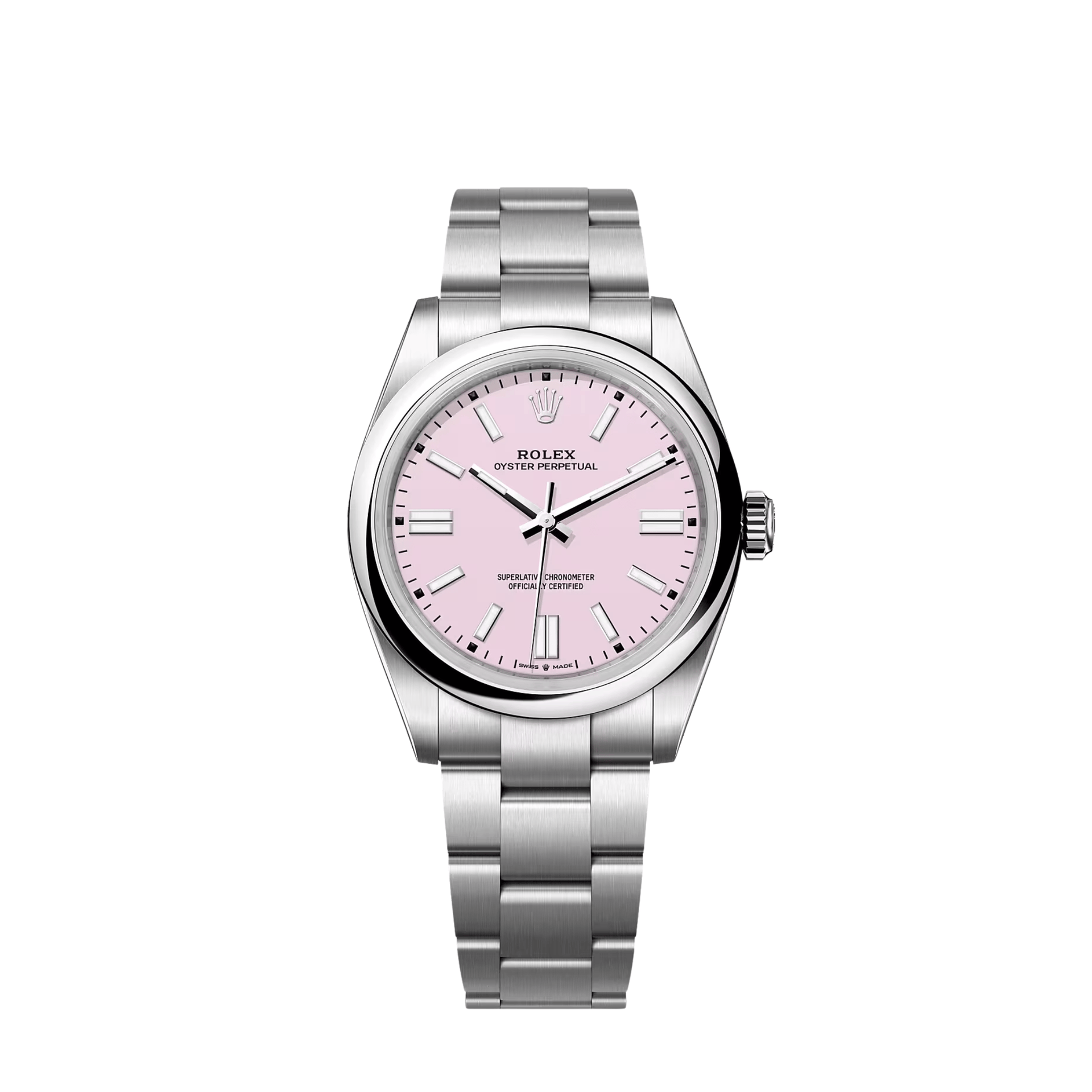 Rolex Oyster Perpetual 41 134300 Stainless Steel Dial Pink Dial (2026)