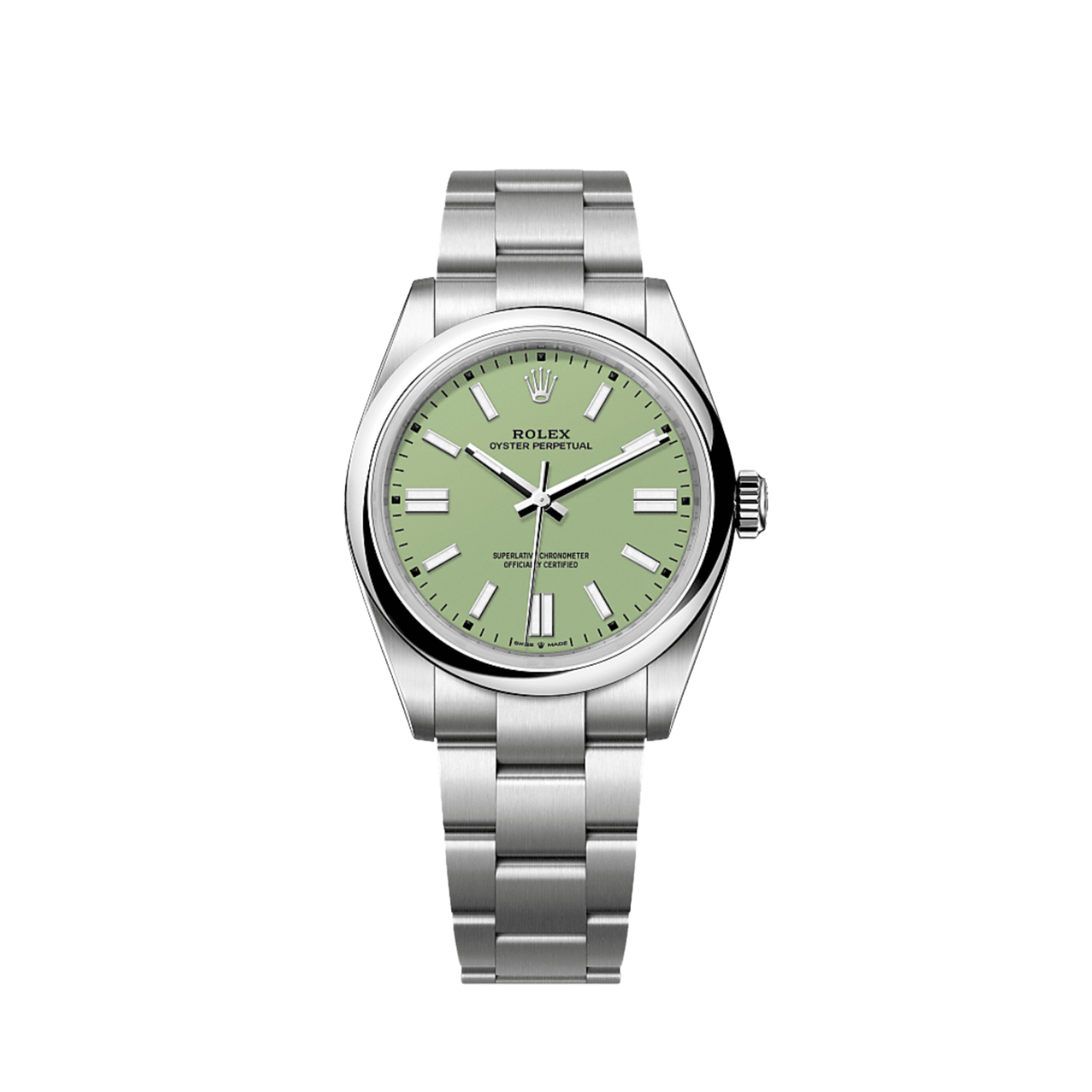 Rolex Oyster Perpetual 134300  Stainless Steel Pistachio Dial (2025)