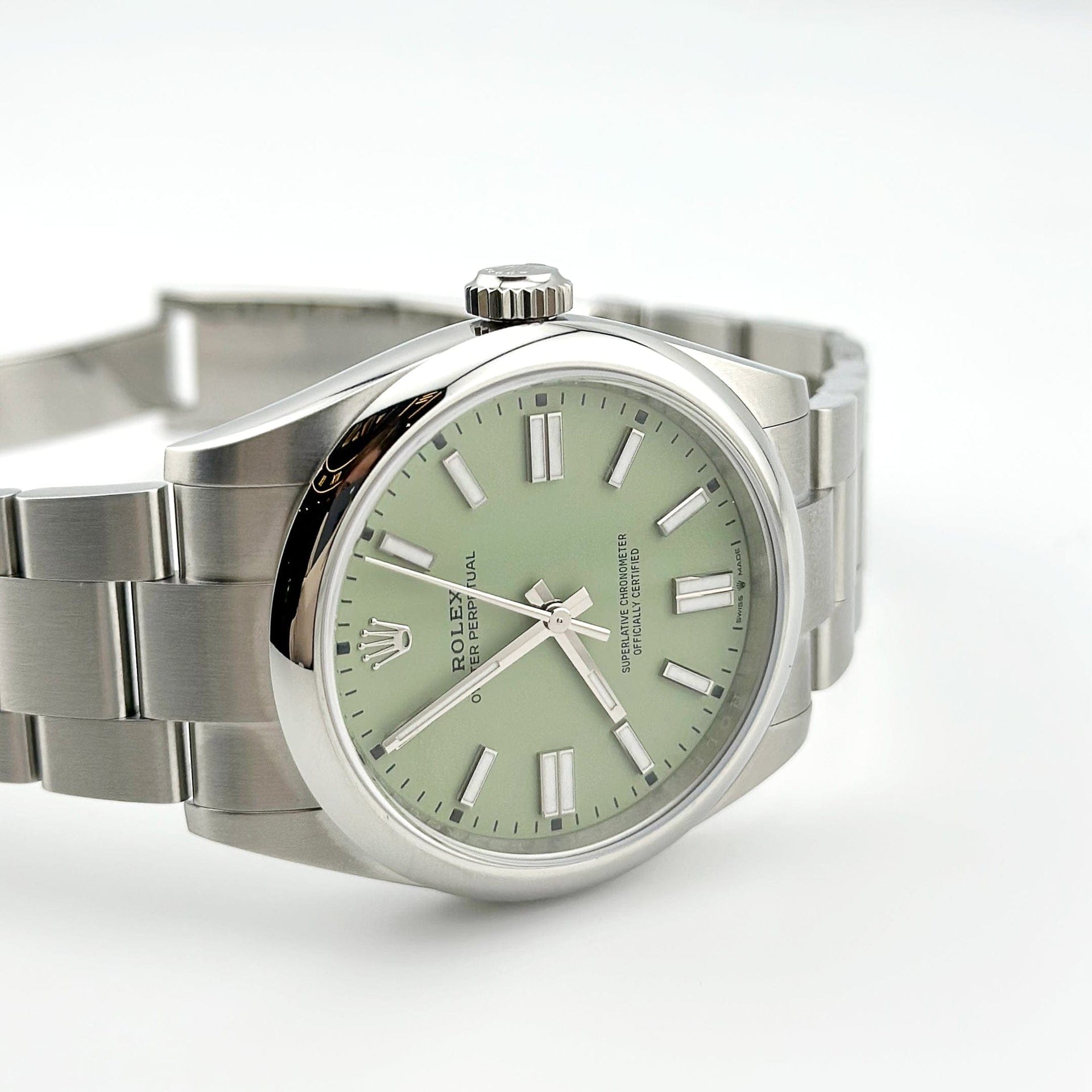Rolex Oyster Perpetual 41 134300 Stainless Steel Pistachio Dial (2026)