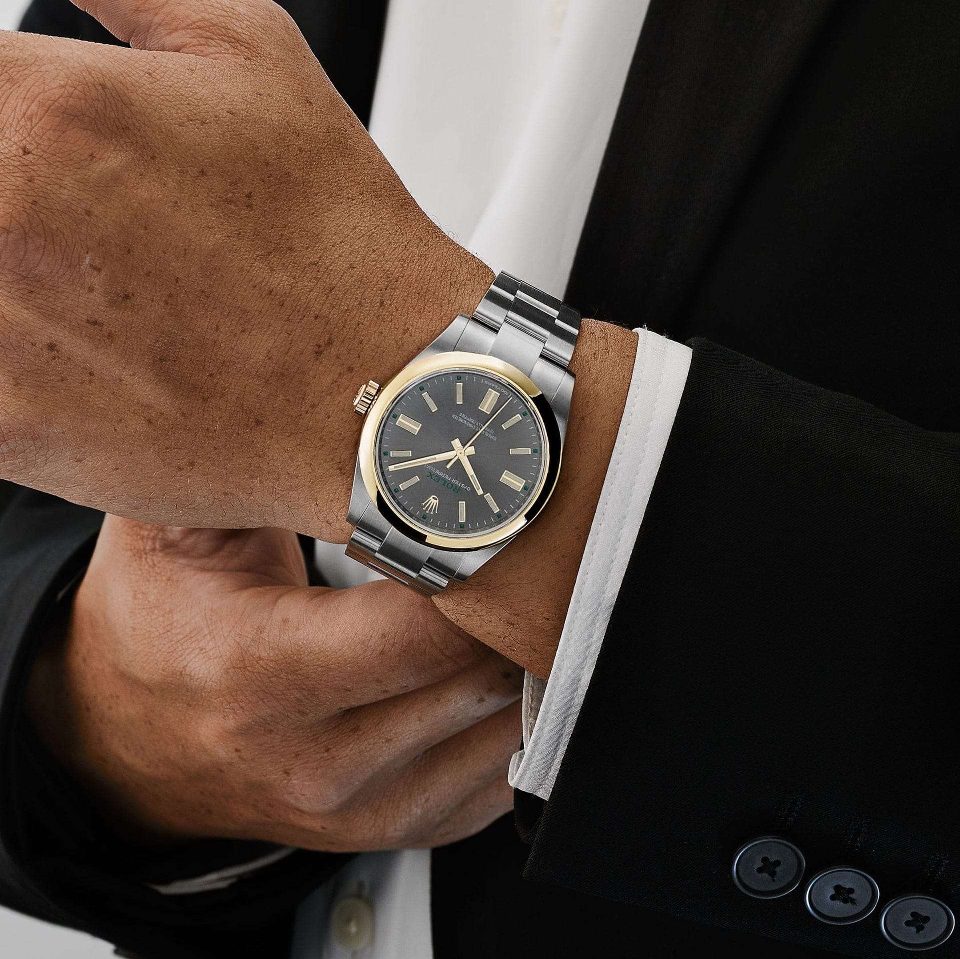 Rolex Oyster Perpetual 41 134303 '100 Years of Oyster' Stainless Steel Yellow Gold Slate Dial (2026)