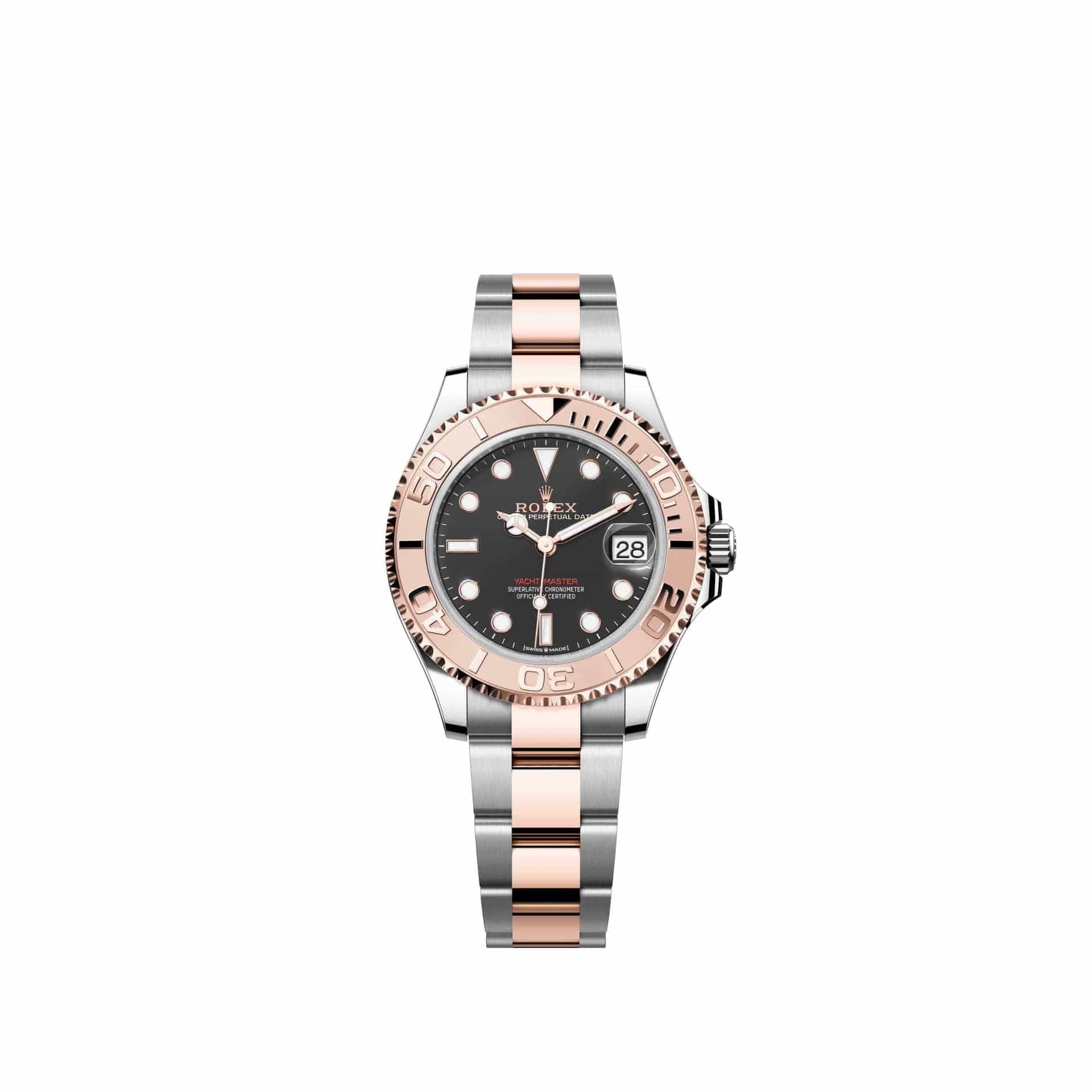 Rolex Yacht-Master 37 268621 Rose Gold Stainless Steel Black Dial Oyster (2026)