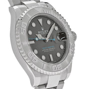 Rolex Yacht-Master 37 Steel & Platinum Rhodium Dial 268622 (2022) wrist aficionado