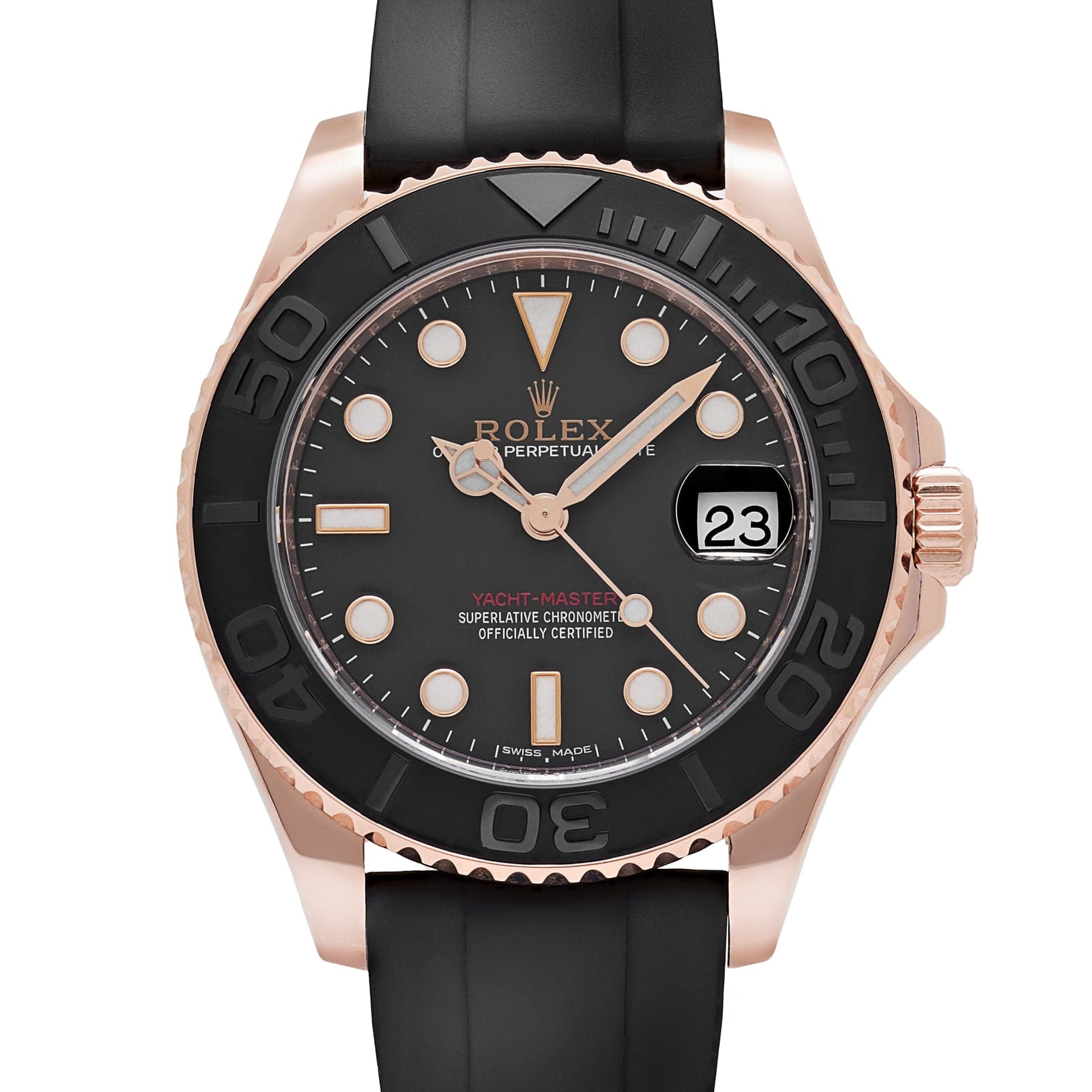 Rolex Yacht-Master 37 268655 Rose Gold Black Dial (2017)