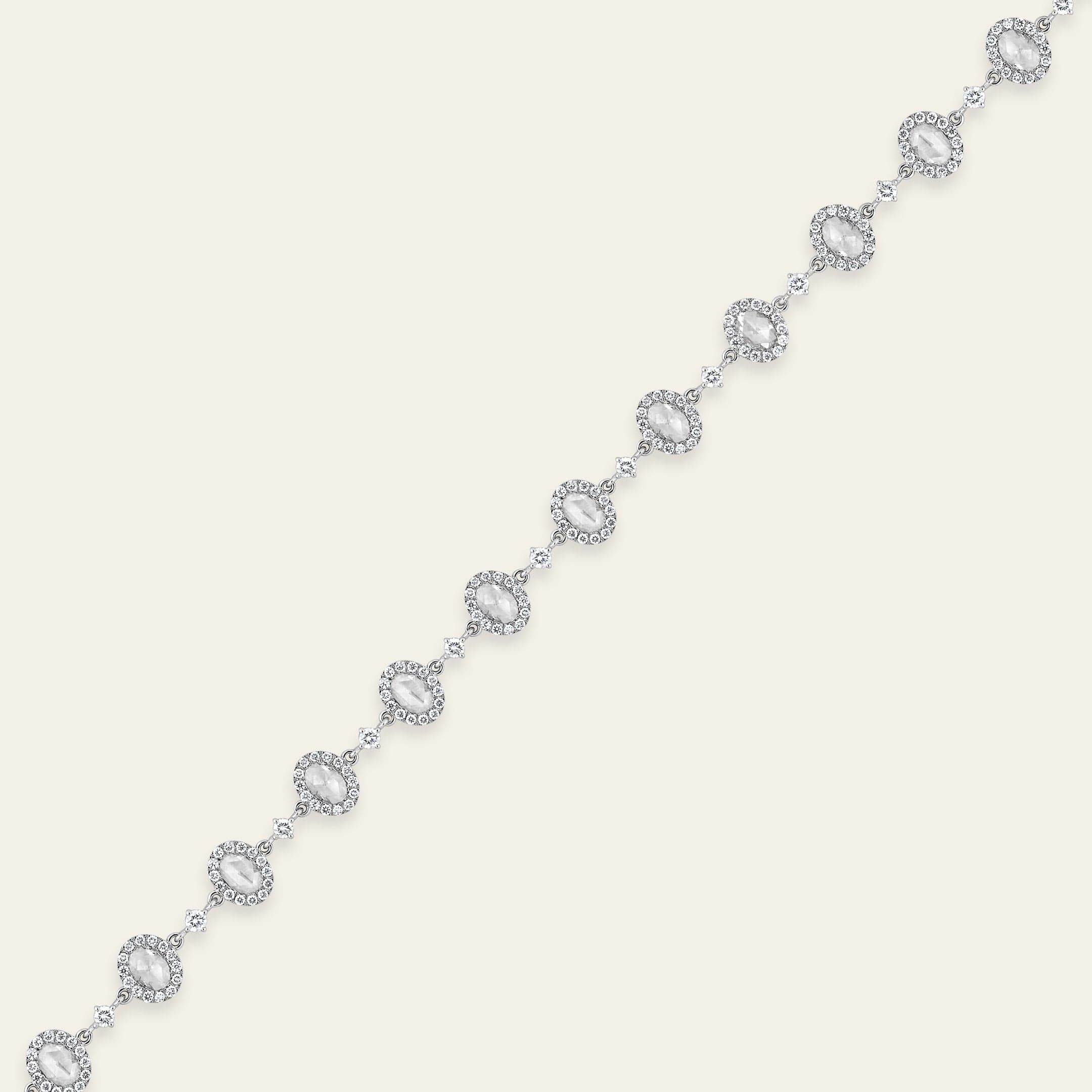 Rose-Cut Diamond Bracelet