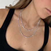 Rose-Cut Diamond Briolette Necklace