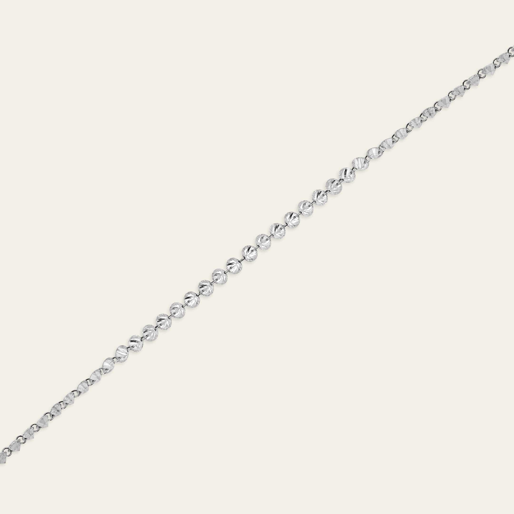 Rose-Cut Diamond Tennis Necklace