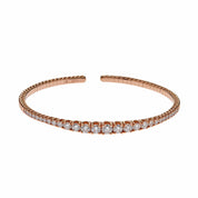 Rose Gold Graduated Diamond Bracelet