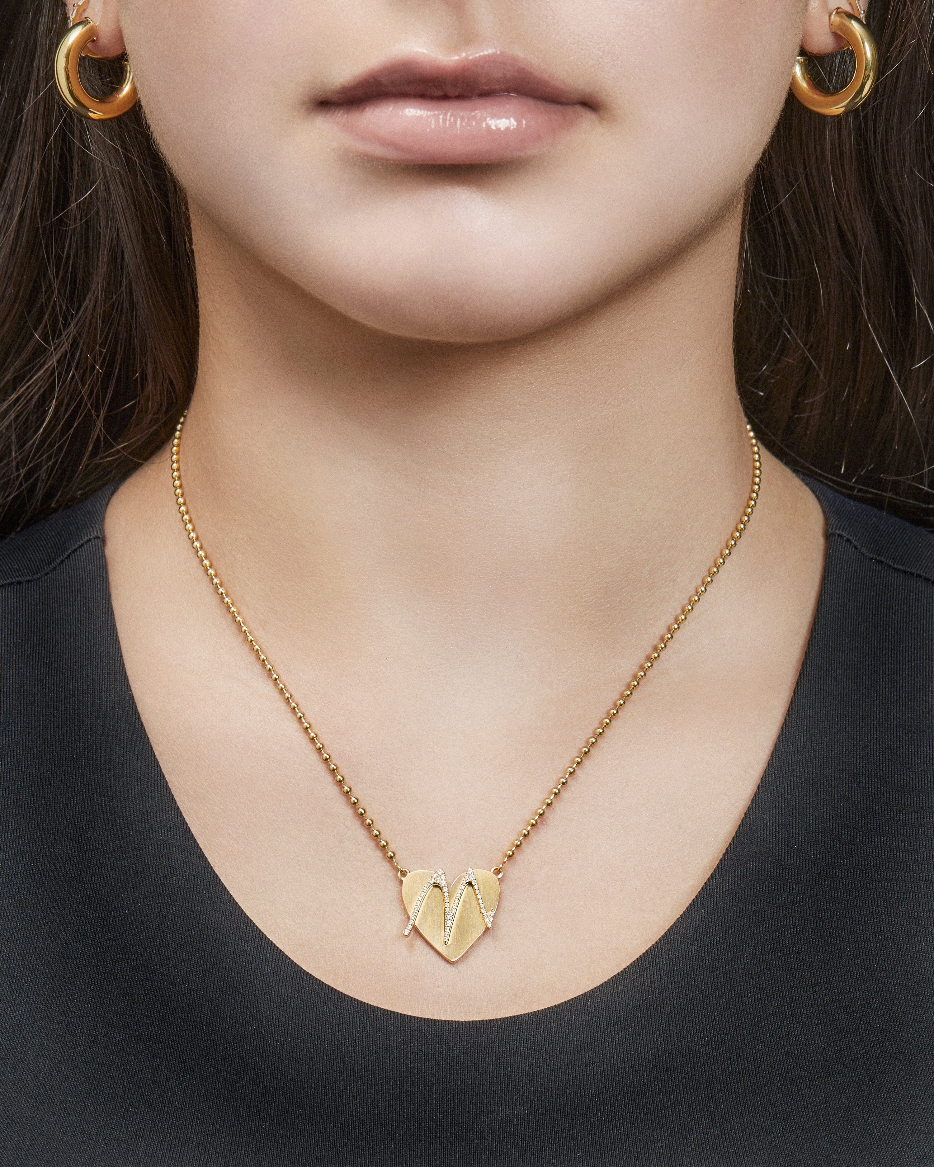 Self Love Pendant | Gold Ball Chain