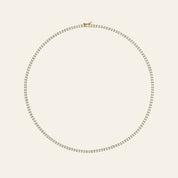 Sienna 10 Carat Diamond Tennis Necklace in Yellow Gold