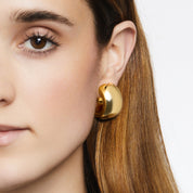 Medium Gold Hoop Earrings