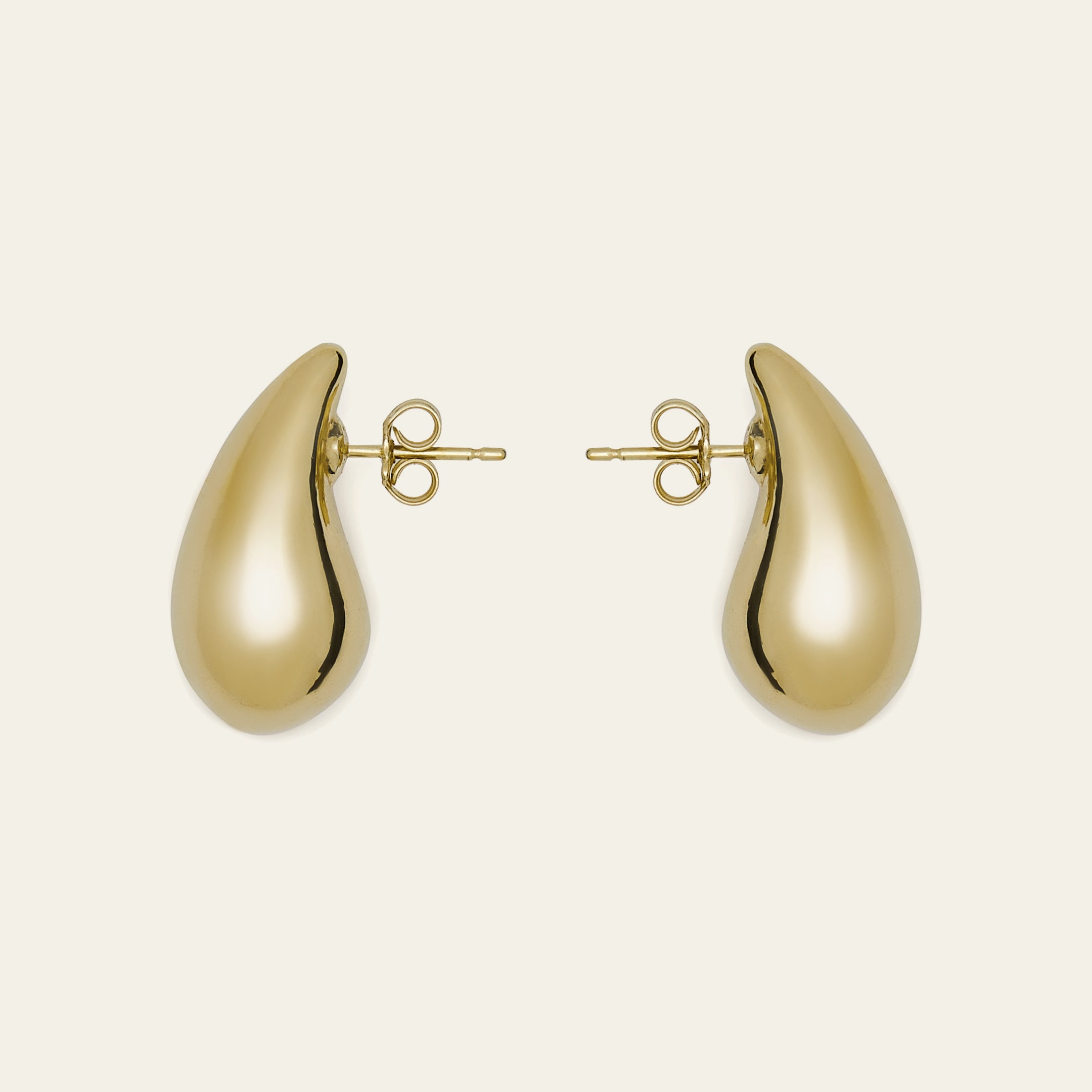 Gold Teardrop Earrings