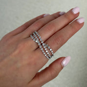 The Crosswave Diamond Ring