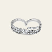 The Crosswave Diamond Ring