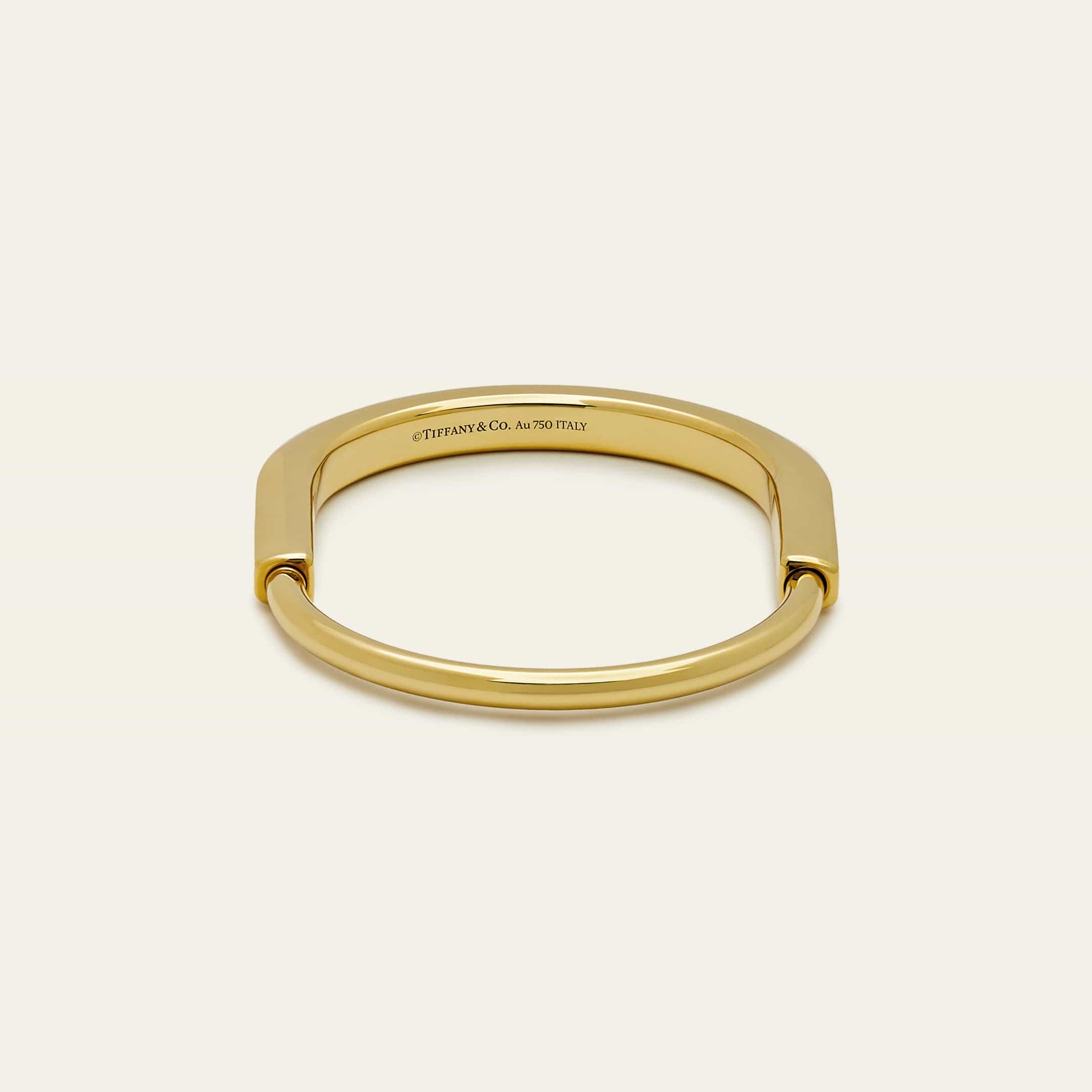 Tiffany & Co. Lock Bangle in Yellow Gold 70185636 – Jewels Aficionado