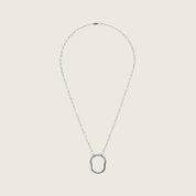 Tiffany & Co. Lock Necklace in White Gold with Diamonds 72342119