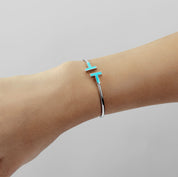 Tiffany T Turquoise Wire Bracelet