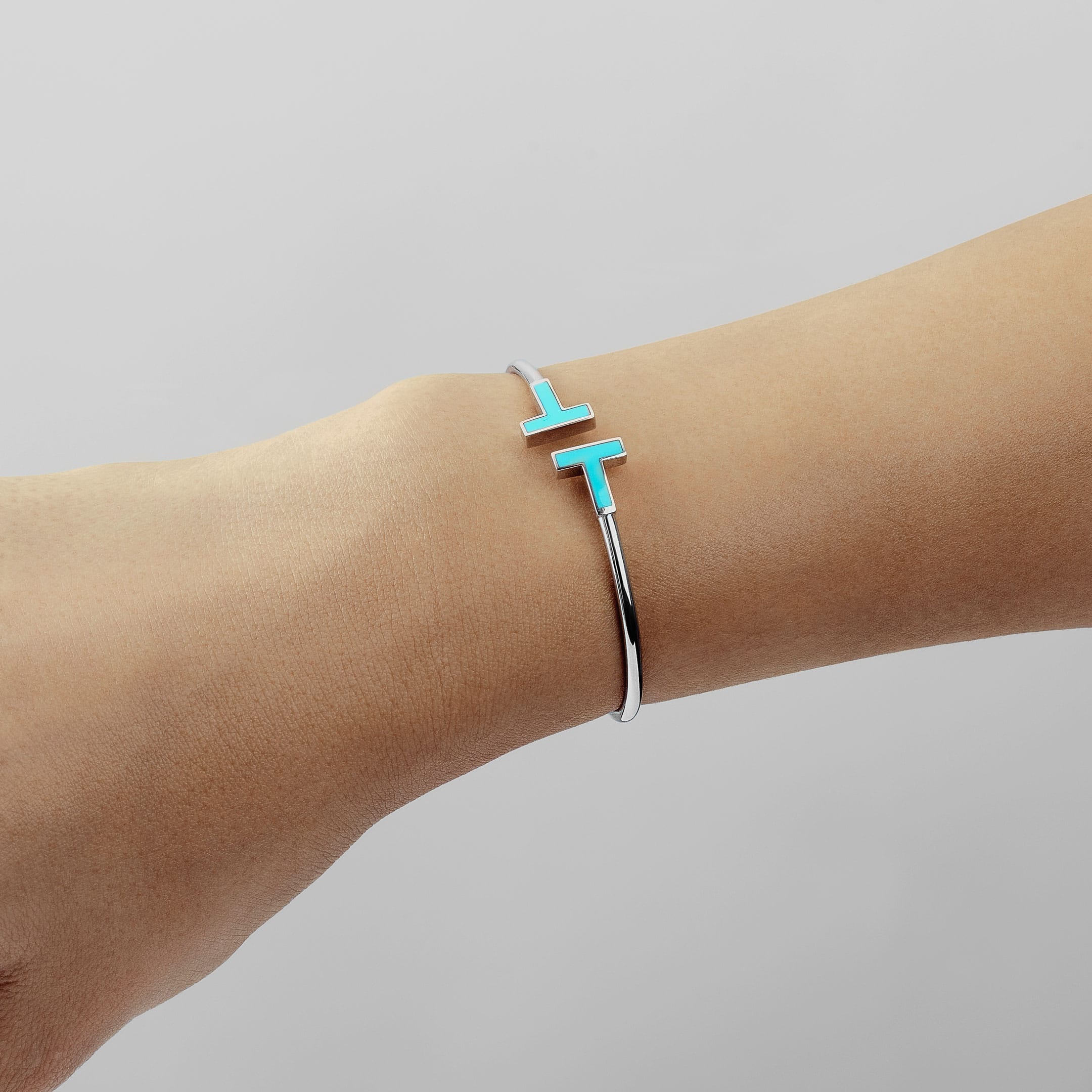 Tiffany T Turquoise Wire Bracelet
