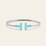 Tiffany T Turquoise Wire Bracelet
