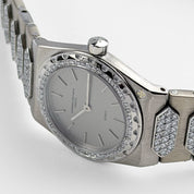 Vacheron Constantin '222' 60501 'Ladies' White Gold Diamond-Set Silver Dial Quartz