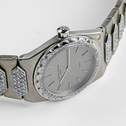 Vacheron Constantin '222' 60501 'Ladies' White Gold Diamond-Set Silver Dial Quartz