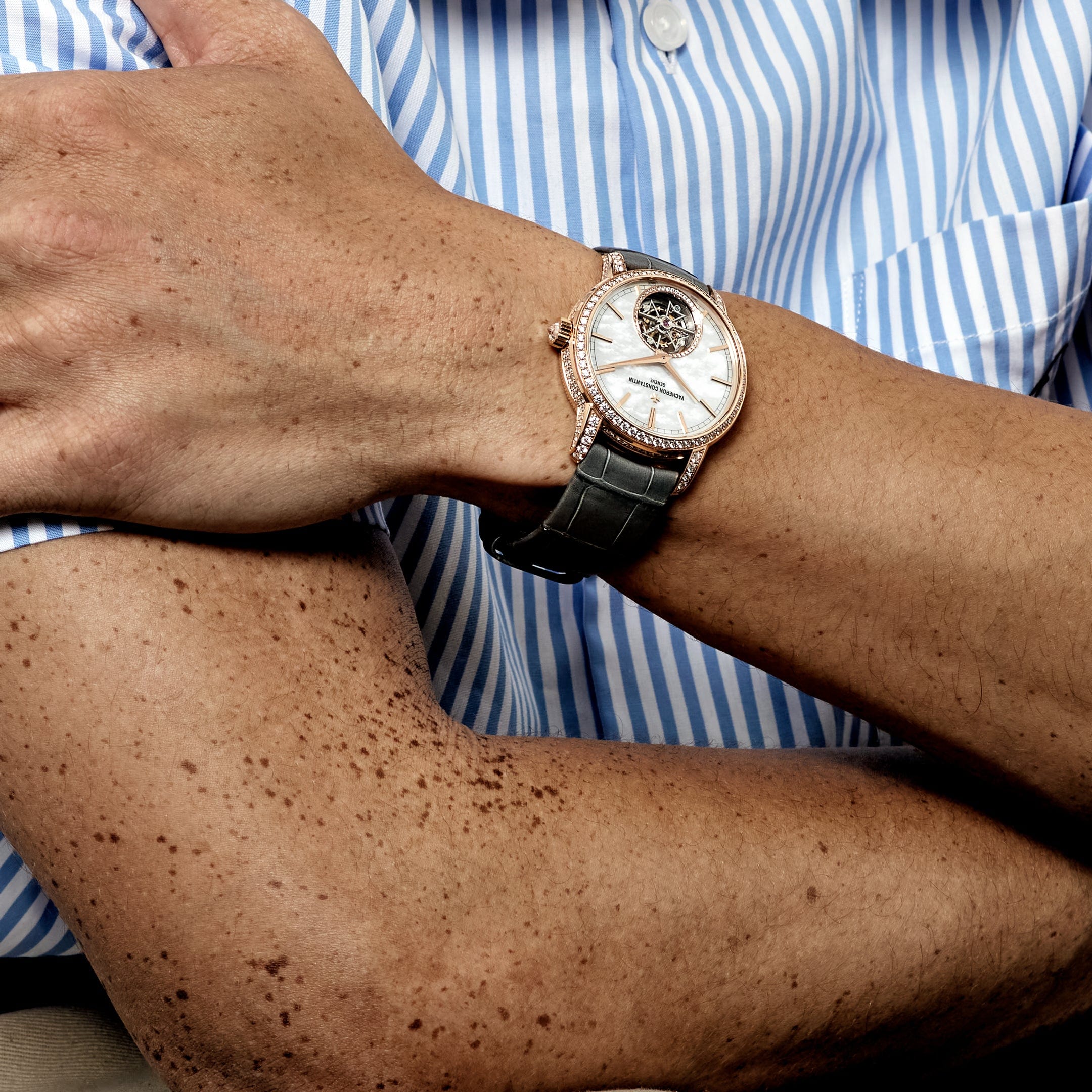 000R-B634 Rose Gold Mother of Pearl Dial