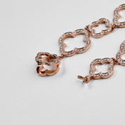 Van Cleef & Arpels Alhambra 2365149 'Ladies' Vintage Rose Gold White Mother of Pearl Dial Quartz Watch