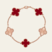 Van Cleef & Arpels Carnelian Alhambra Bracelet