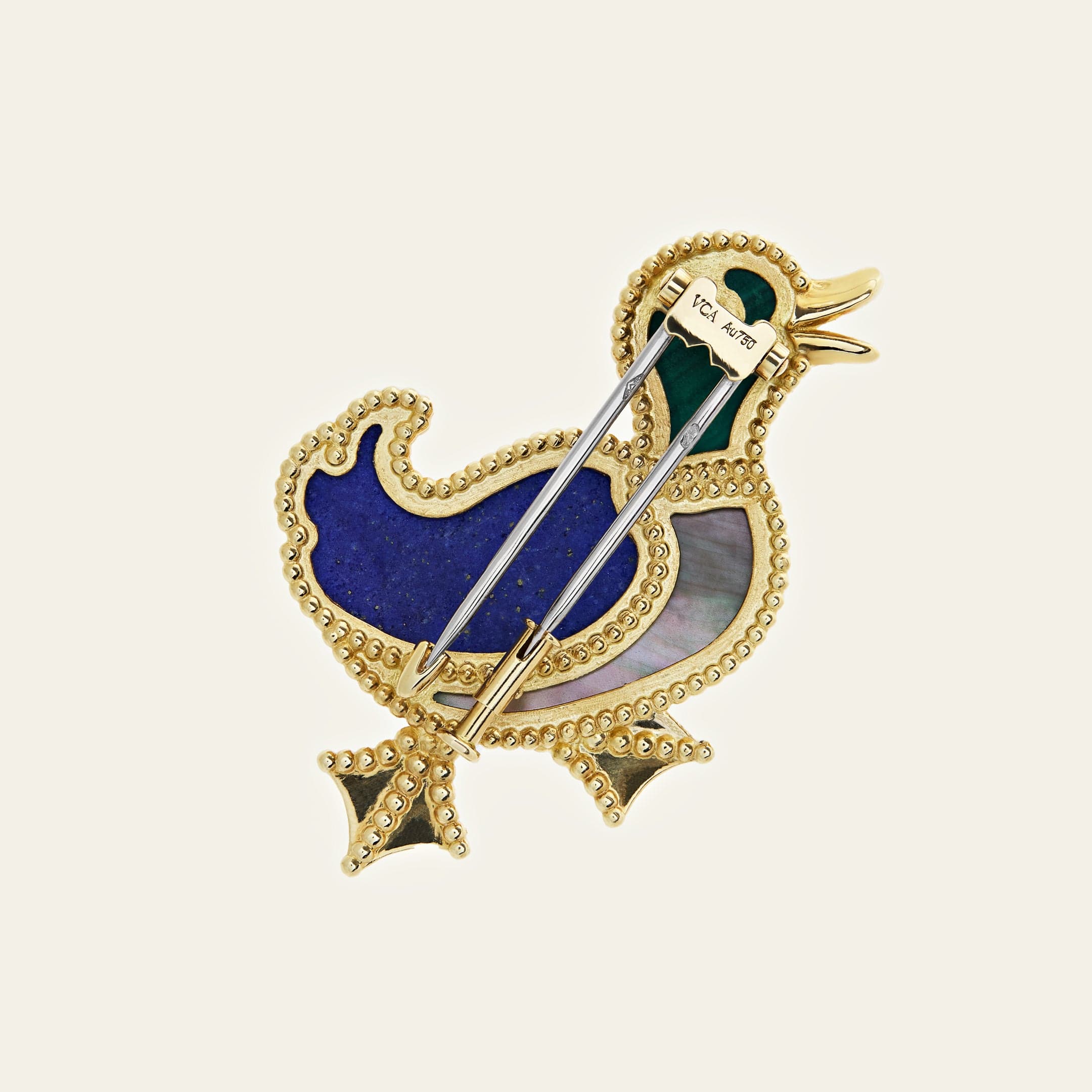 Van Cleef & Arpels Lucky Animals Collection Duck Brooch
