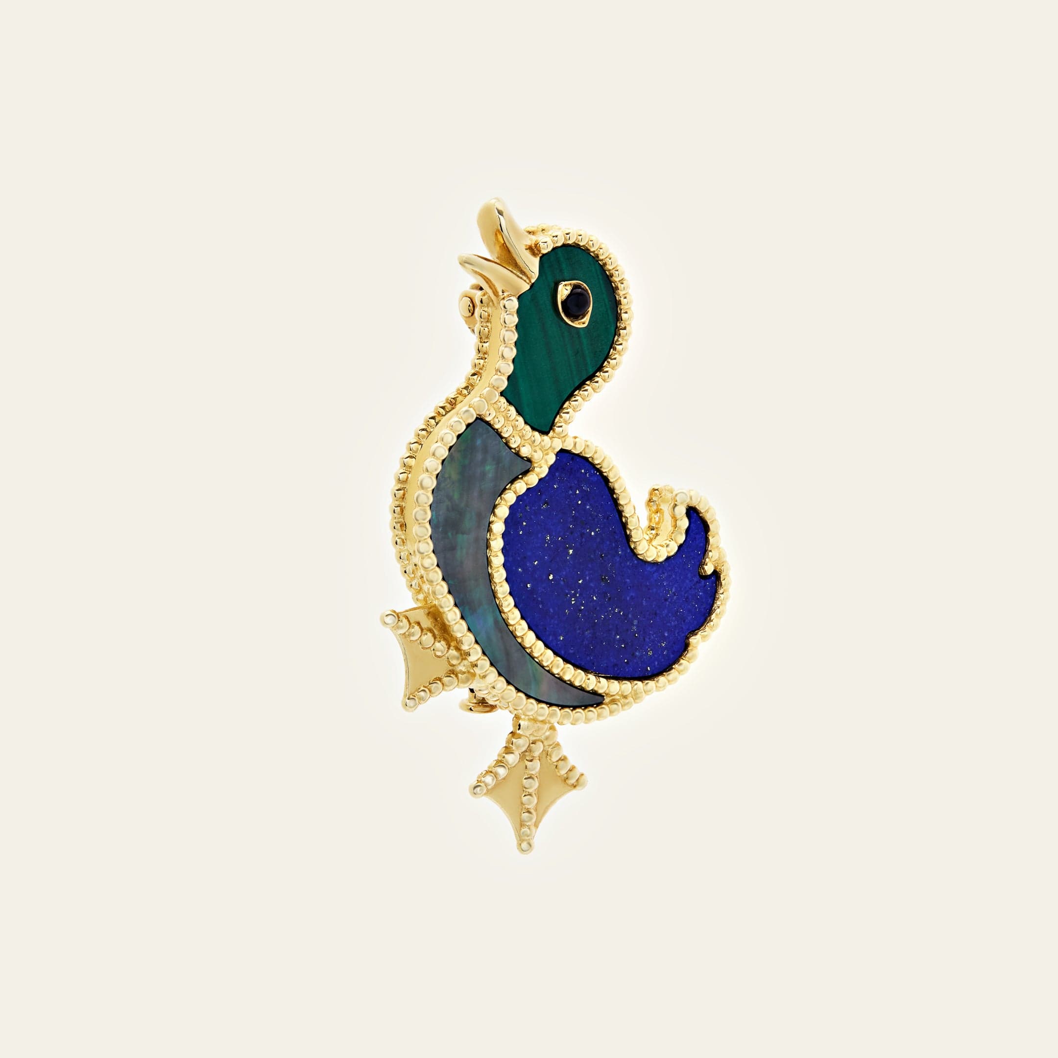 Van Cleef & Arpels Lucky Animals Collection Duck Brooch