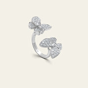 Van Cleef & Arpels Two Butterfly Between The Finger Ring