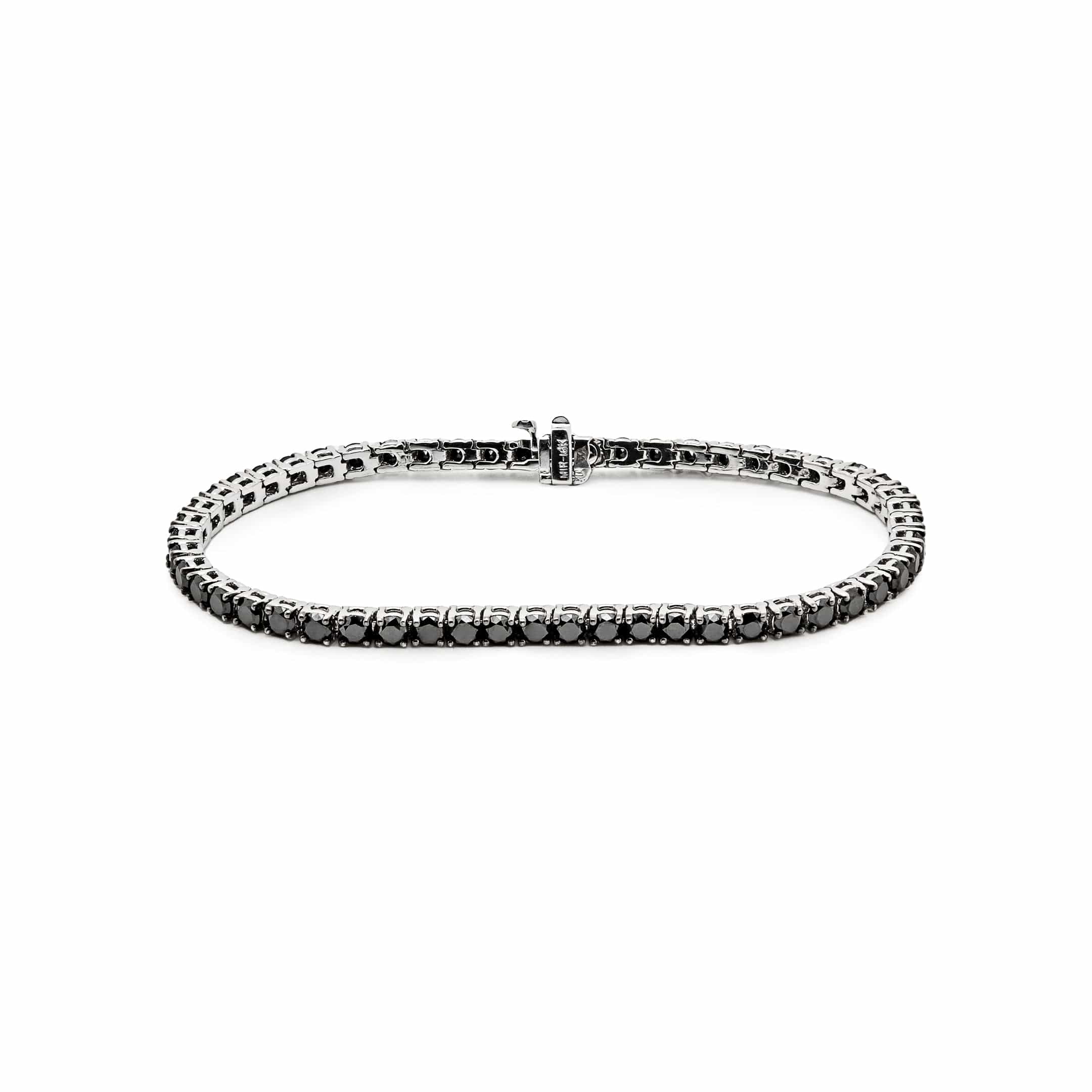 Round Black Diamonds Bracelet