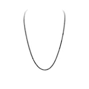 White Gold Black Diamonds Necklace