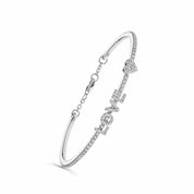 White Gold Diamond 'Love' Bracelet