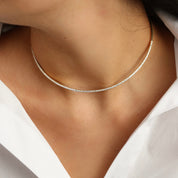 Yellow Gold Diamond Choker