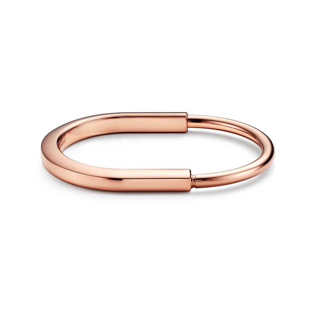 Tiffany & Co. Lock Bangle Bracelet Rose Gold - Wrist Aficionado