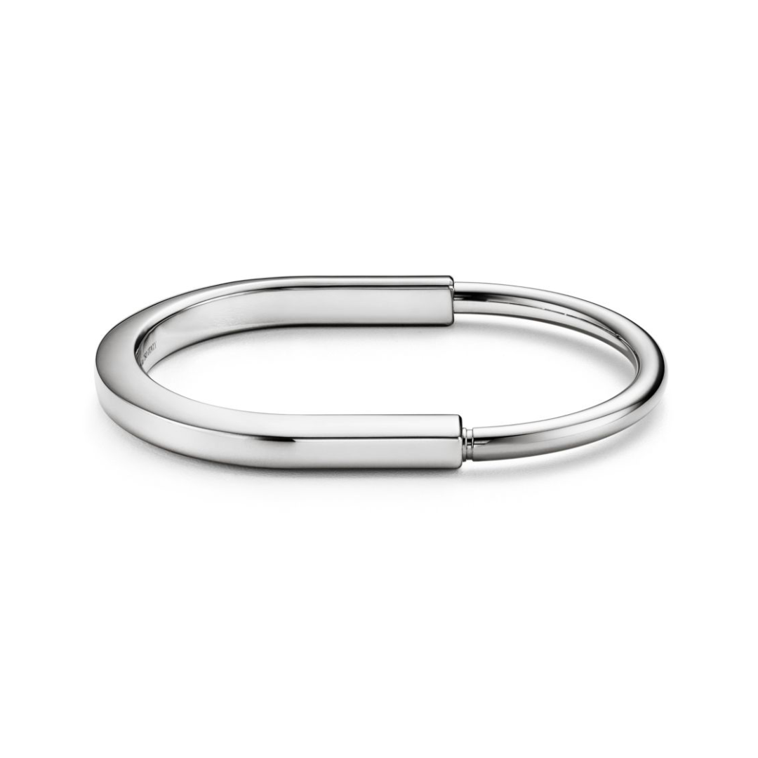 Tiffany & Co. Lock Bangle Bracelet White Gold - Wrist Aficionado